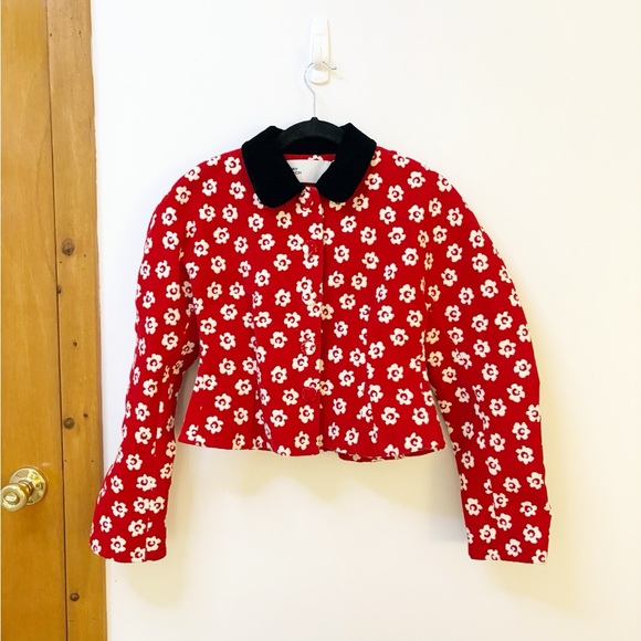 New Tory Burch Flower Stencil Bouclé Jacket - Picture 10 of 15